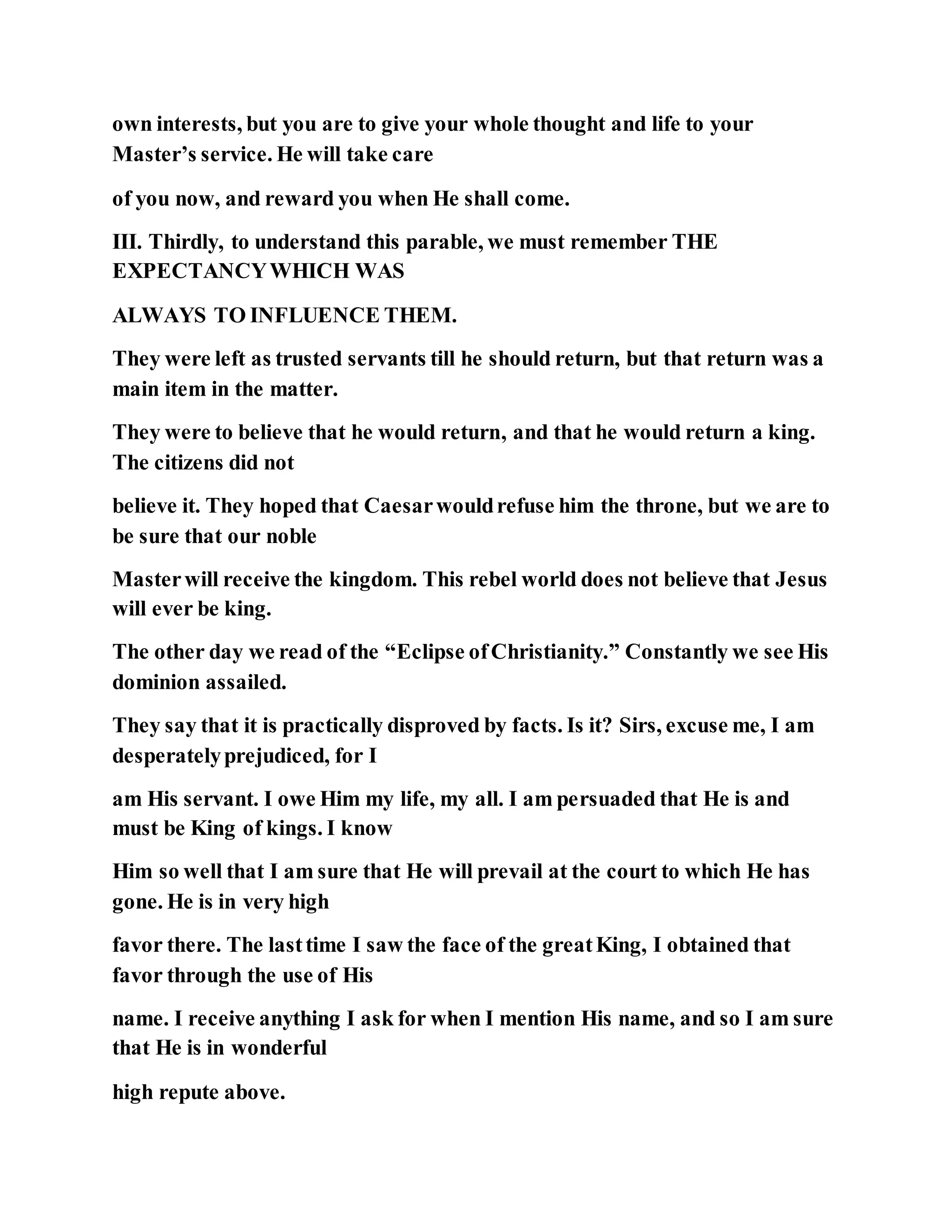 Jesus was telling a shocking parable