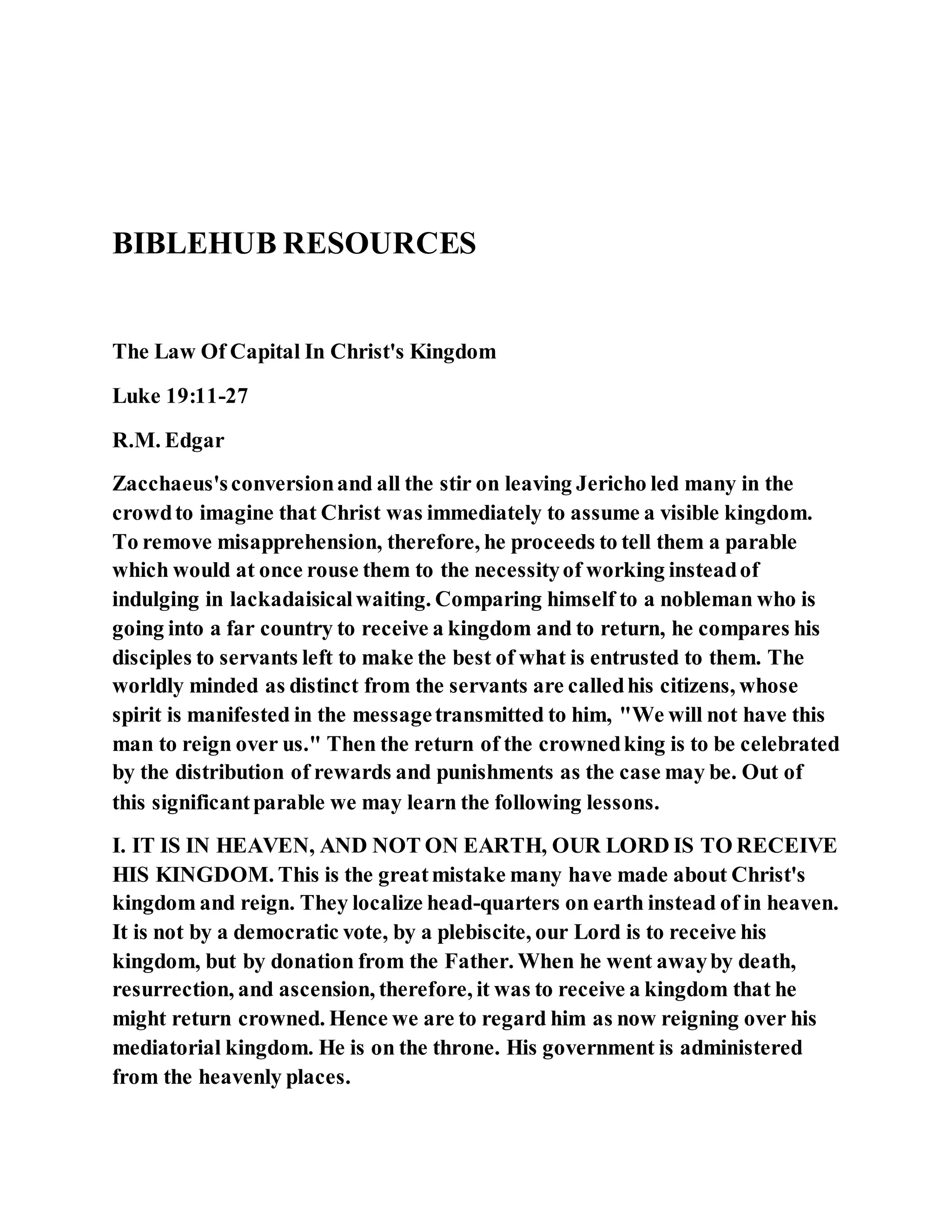 Jesus was telling a shocking parable