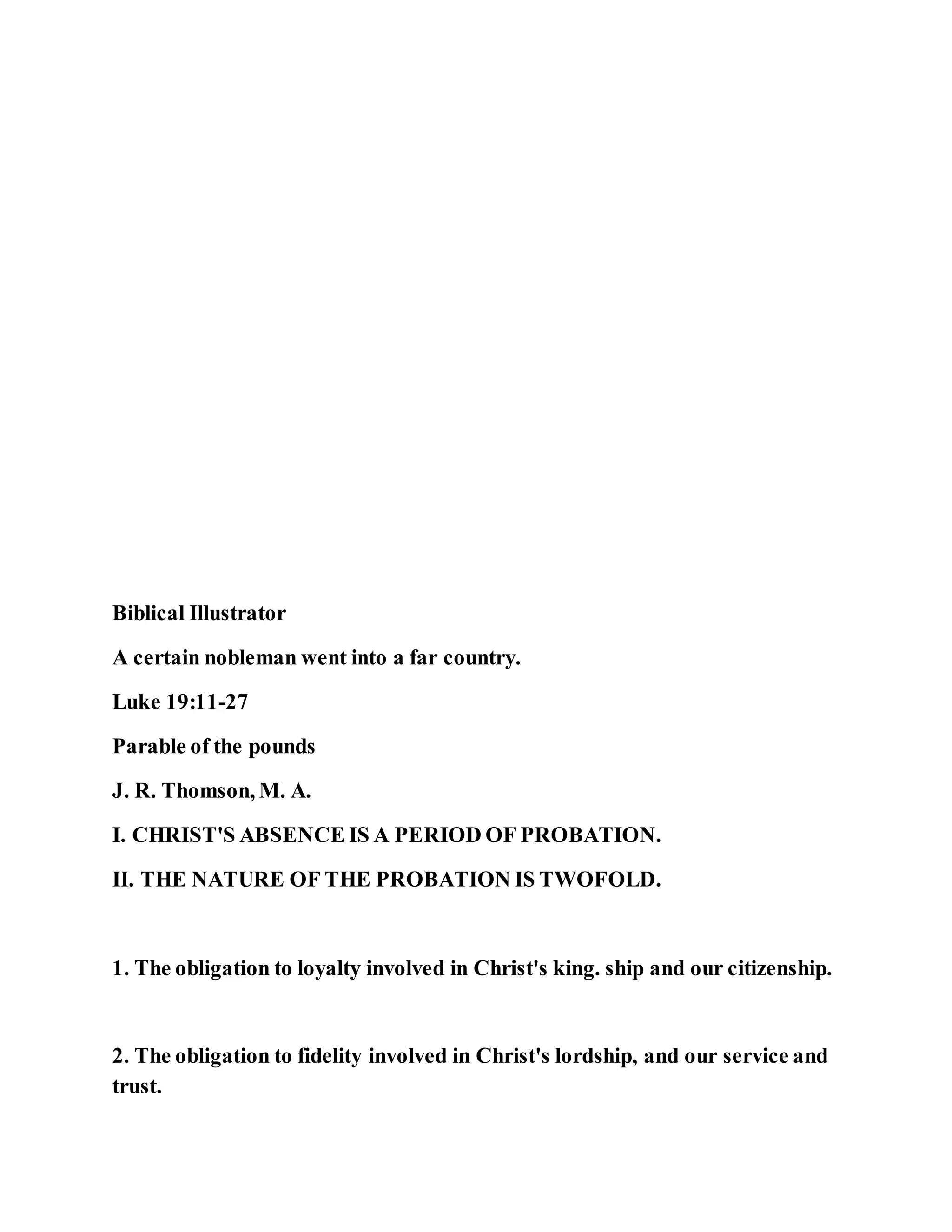 Jesus was telling a shocking parable