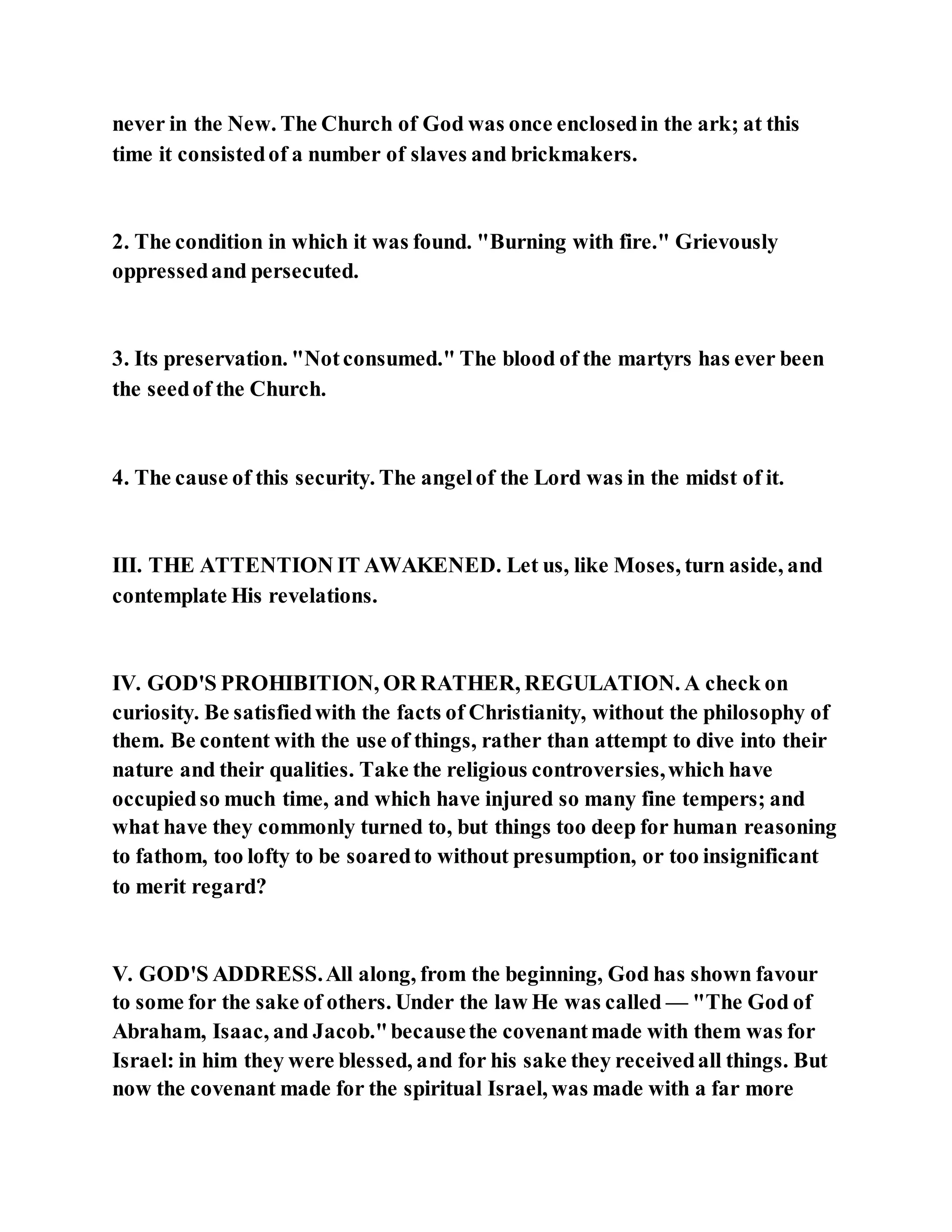 Jesus was the burning bush | DOCX
