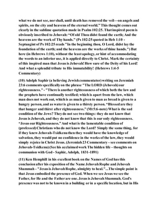 Jesus was the creator | DOCX