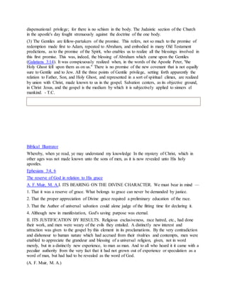 Jesus was the mystery revealed | PDF