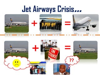 Jet Airways Crisis   …
   +          =

   +          =
                ??
 