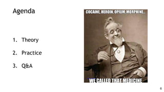 Agenda
1. Theory
2. Practice
3. Q&A
6
 