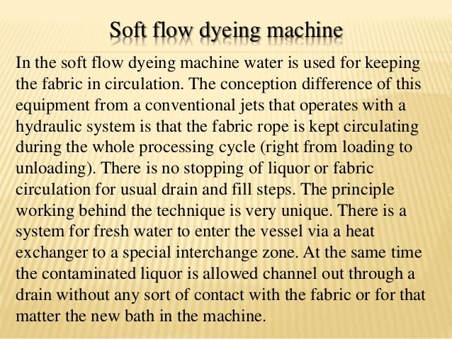 jet working machine dyeing principle Jet dyeing machine