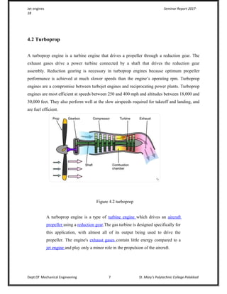 Jet engine seminar report | DOC