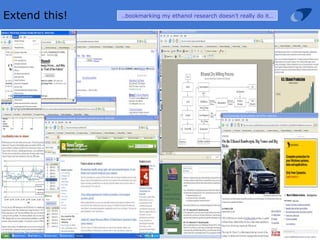 Extend this!  ..bookmarking my ethanol research doesn’t really do it… 