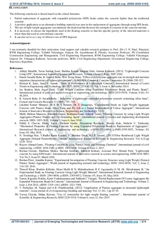 Floating concrete journals image