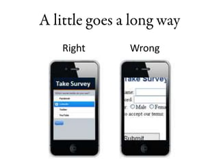 Click on the “Find Survey” button on the bottom menu (It looks like a magnifying glass) if you are on an iPhone, iPad or iPod touch.  Otherwise bring up the menu and select the “Find Survey” option.