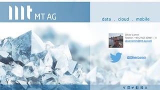 Oliver Lemm
Telefon: +49 2102 30961 – 0
oliver.lemm@mt-ag.com
@OliverLemm
 