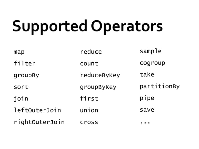 Spark and Shark: Lightning-Fast Analytics over Hadoop and Hive Data