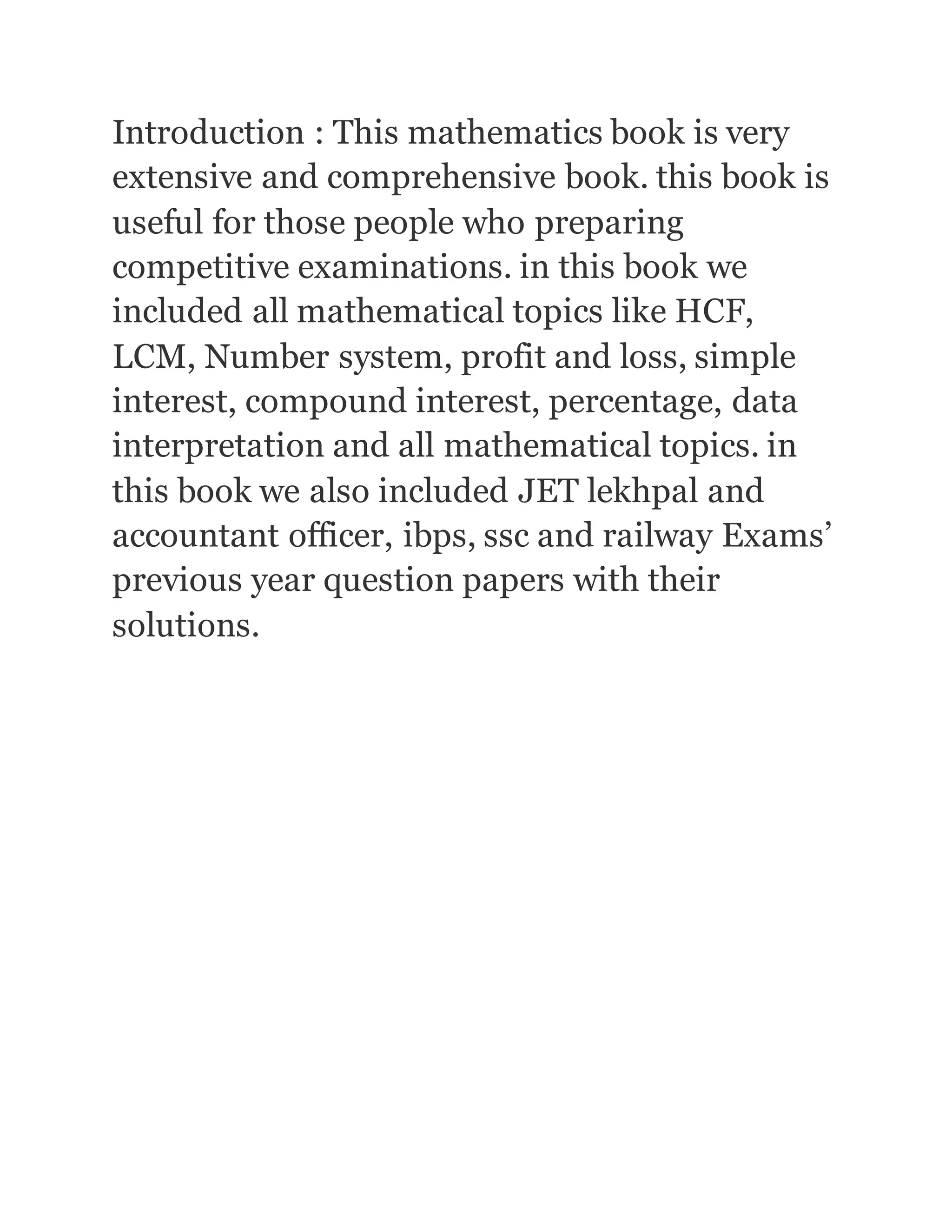 Jet Exam mathematics book | DOCX