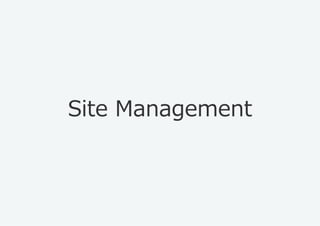 SiteManagement
 