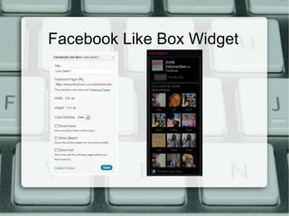 Facebook Like Box Widget
 