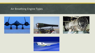 Air Breathing Engine Types
6
 