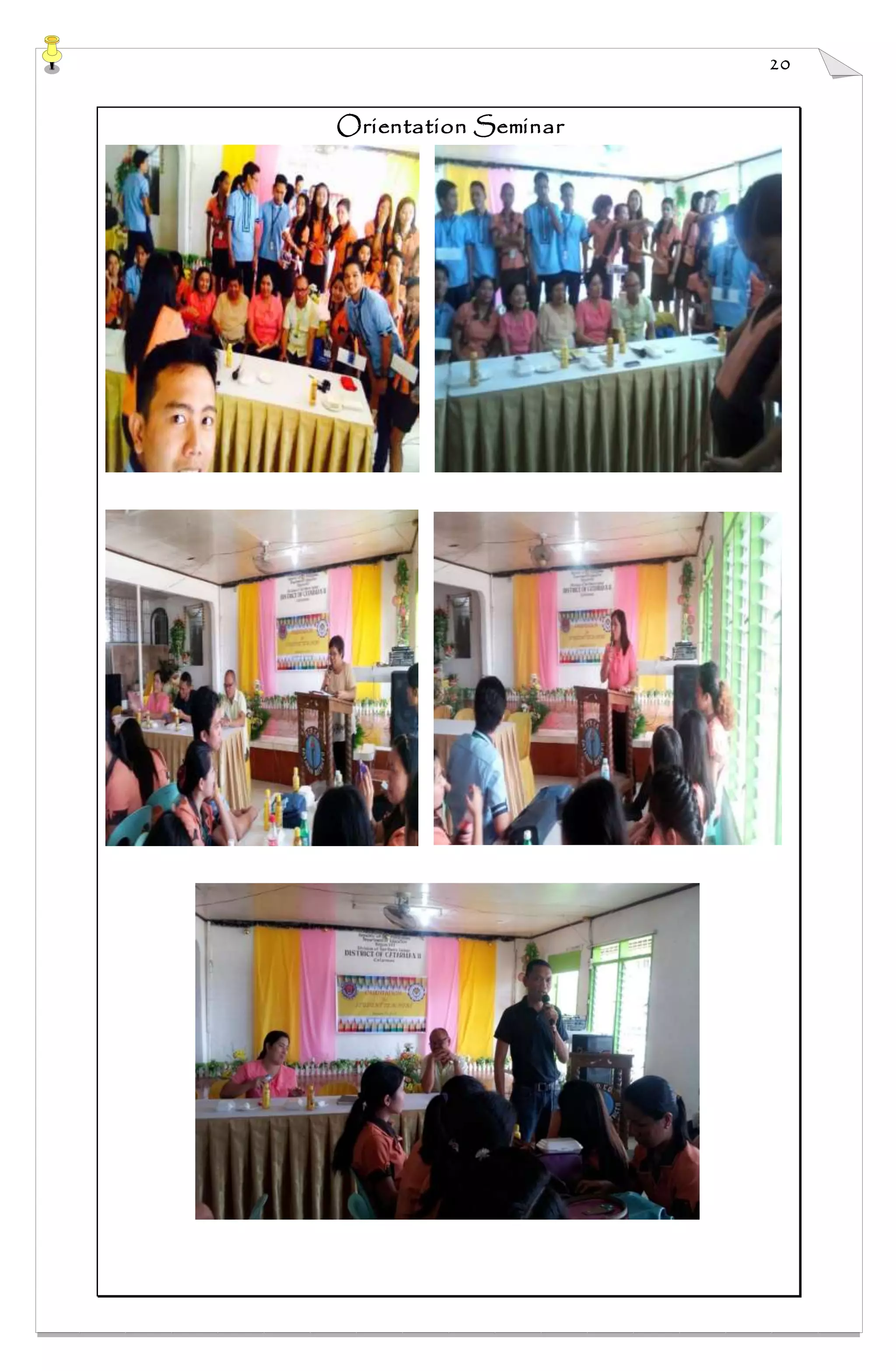 20
Orientation Seminar
 