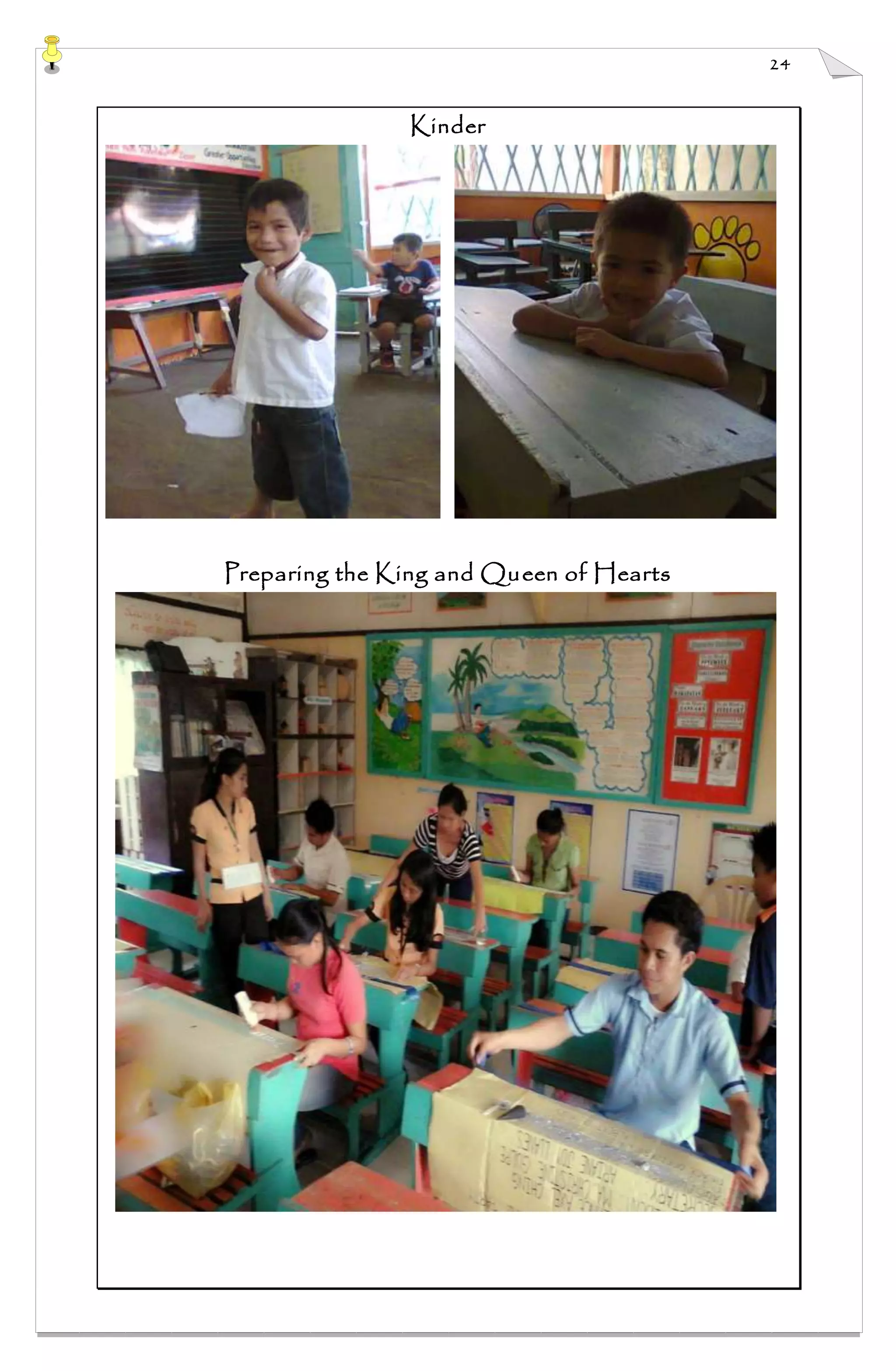 24
Kinder
Preparing the King and Queen of Hearts
 