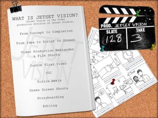 Jetset Studios Capabilities Overview