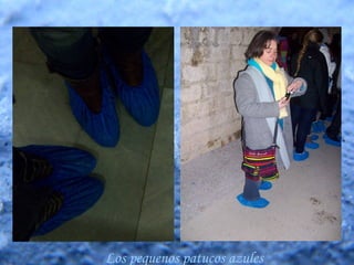 Los pequenos patucos azules