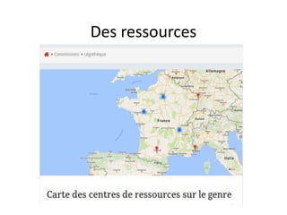 Des ressources