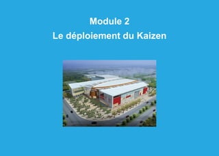 Module 2
Le déploiement du Kaizen
 