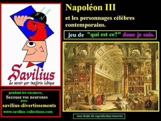 Jeu  Quiz Napoléon III