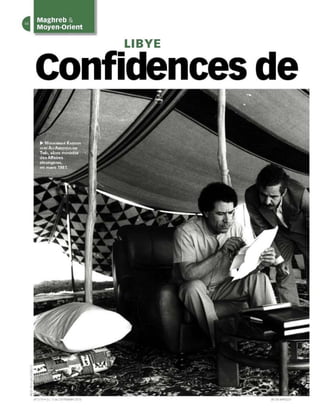 LIBYE

Confidences de
 