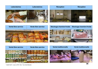 36Caddie Frais® - un jeu du CIPE, Paris - Tous Droits Réservés
Réception Réception
33 01
Stockage chambre froide Stockage chambre froide
19 75
Laboratoires Laboratoires
55 36
Vente libre service Vente libre service
10 69
Vente libre service Vente libre service
88 58
Vente traditionnelle
37
Vente traditionnelle
77
 