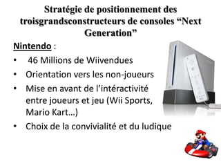 La convergence médiaTélévision et Jeux VidéosMême concept que pour le cinéma. Adaptation des séries cultes en Jeux Vidéos.Exemple : Plus belle la vie, DesperateHousewives…- 	Evènements sportifs, émissions TéléExemple : EA Games, PES, Qui veut gagner des millions…