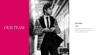 Leader
Perrie Atma
Collaboratively administrate empowered
markets it plug with and play on networks
dynamic procrastinate B2C users.
 