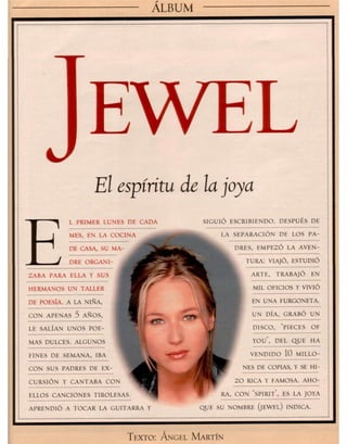 Jewel. El espíritu de la joya
