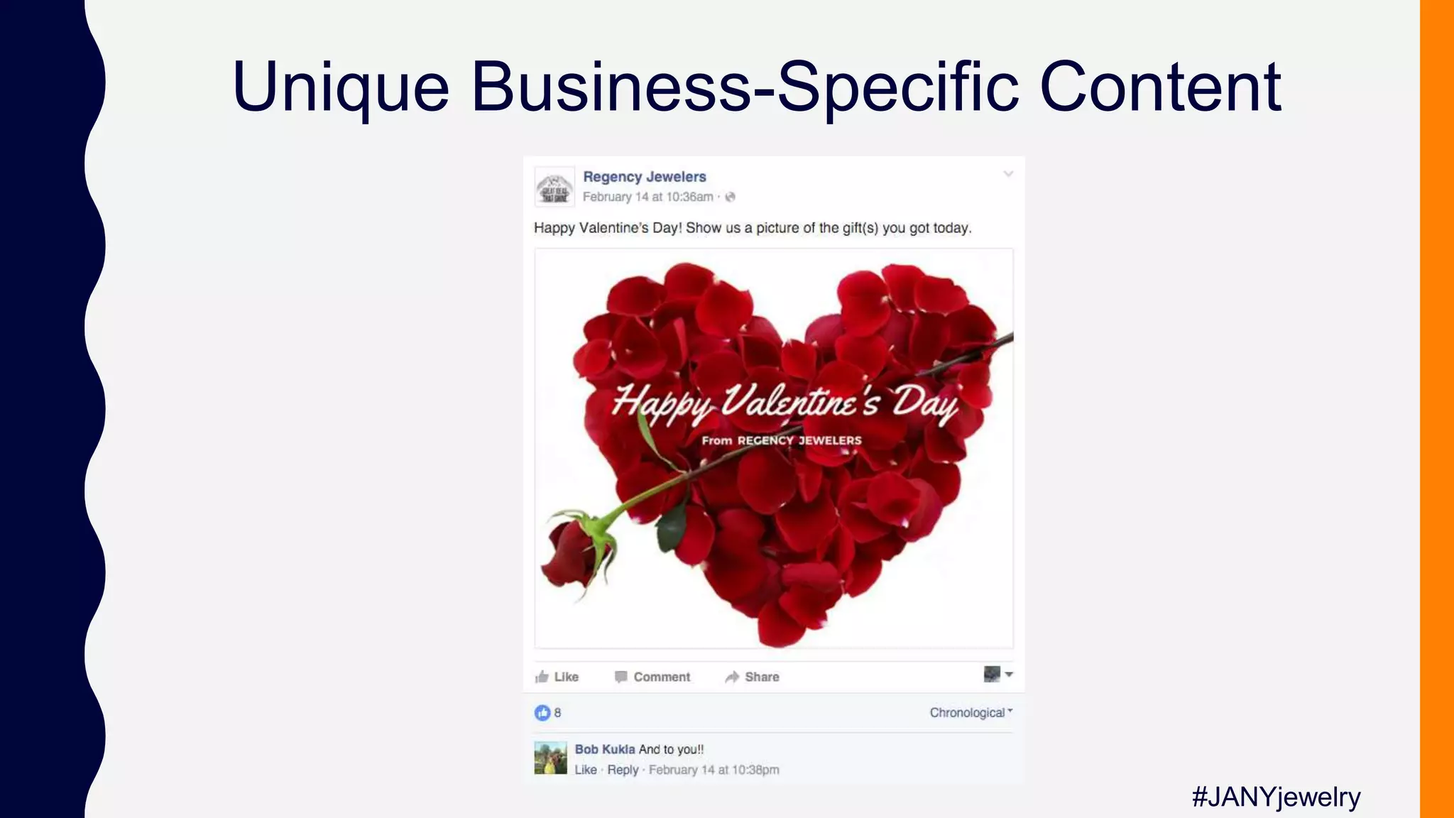 Unique Business-Specific Content
#JANYjewelry
 