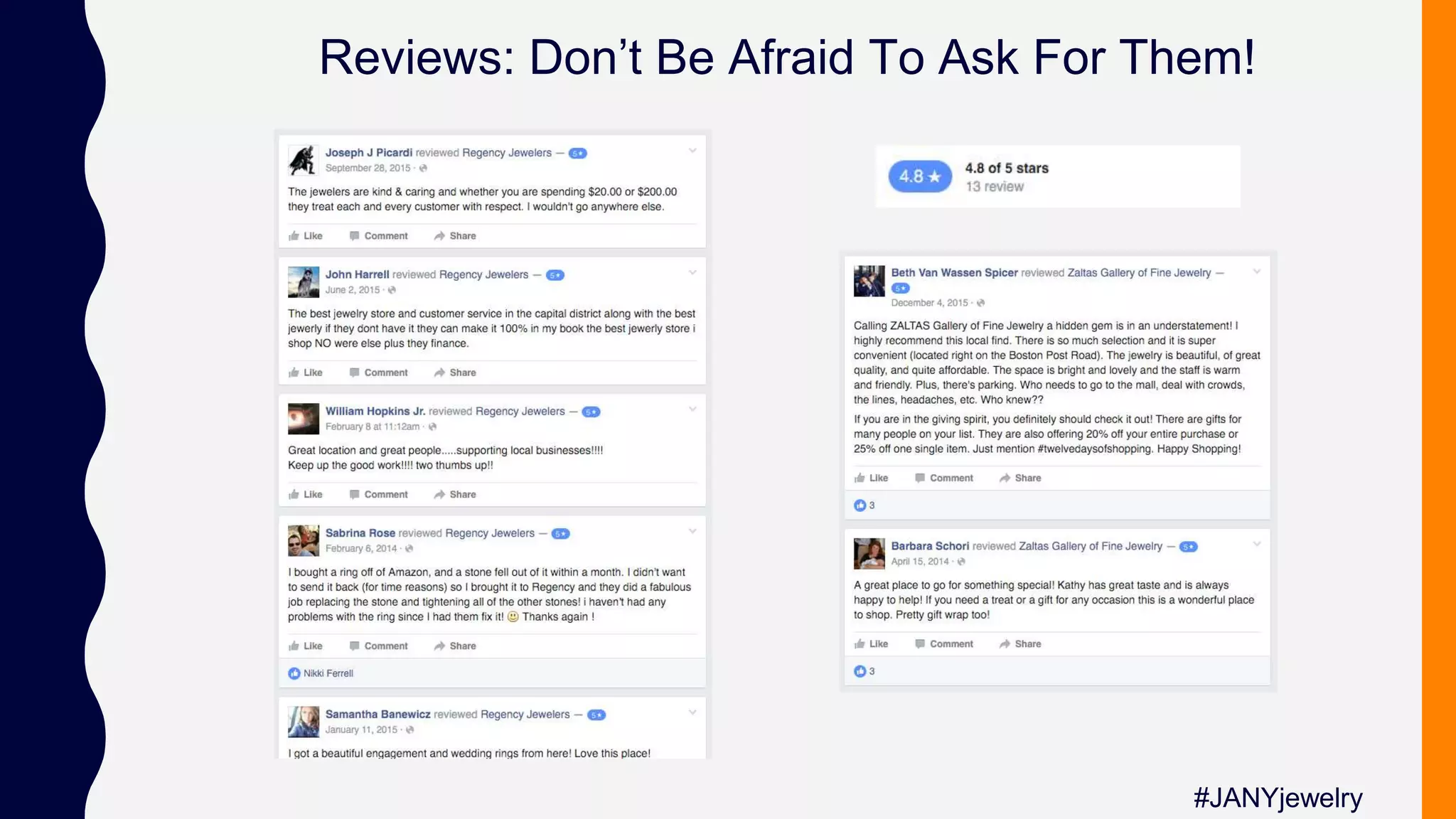 Reviews: Don’t Be Afraid To Ask For Them!
#JANYjewelry
 
