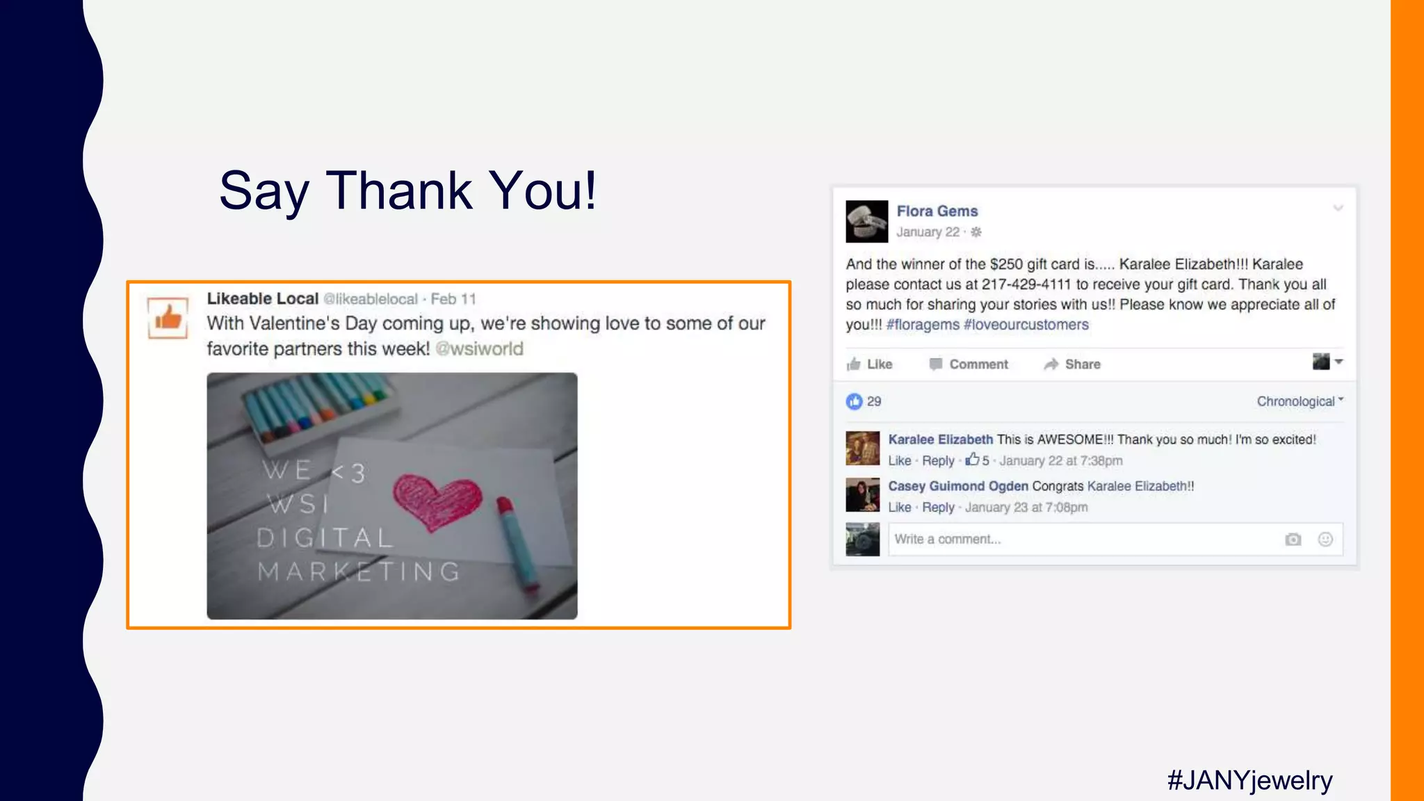 Say Thank You!
#JANYjewelry
 