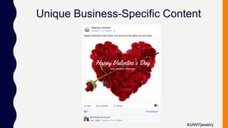 Unique Business-Specific Content
#JANYjewelry
 