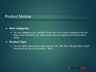 Jewellery Management Software | PPTX