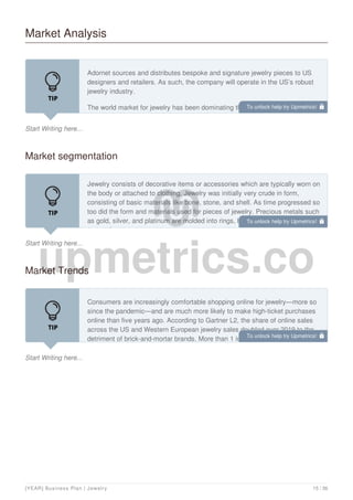 Jewelry Business Plan Example | PDF