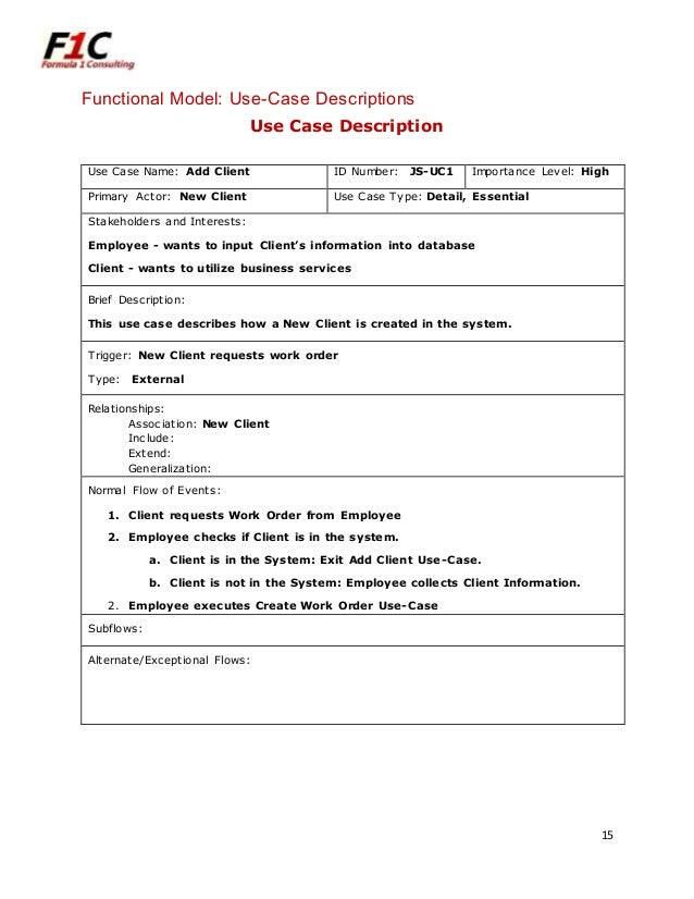 work order database