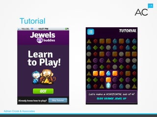 Tutorial




Adrian Crook & Associates
 