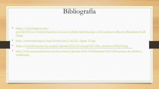 Bibliografía
• https://1.bp.blogspot.com/-
gvGVJL9NVzA/VbKdOHnqOeI/AAAAAAAAGI8/Qm9titzcZgU/s320/trabajos%2Bcon%2Bandamios%2B
04.jpg
• http://www.scielo.org.bo/img/revistas/ran/v7n2/a11_figura_01.jpg
• https://www.bbva.com/wp-content/uploads/2021/02/energi%CC%81a_electrica-1024x629.jpg
• http://www.arsquiropractica.com/wp-content/uploads/2021/04/Iluminacio%CC%81n-puesto-de-trabajo-y-
estudio.png
 