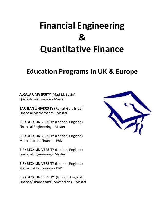 Phd quantitative finance zurich