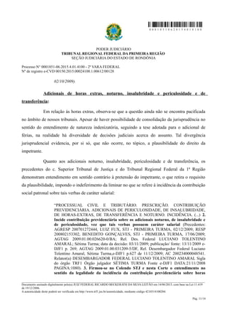 Delegado é impedido de exigir de sindicato de Rondônia determinadas contribuições previdenciárias 