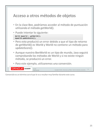Conversión es un término con el que le va a resultar muy familiar durante este curso.
25
 