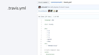 @colinodell
.travis.yml
 
