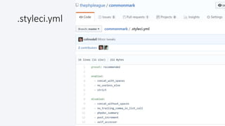 @colinodell
.styleci.yml
 