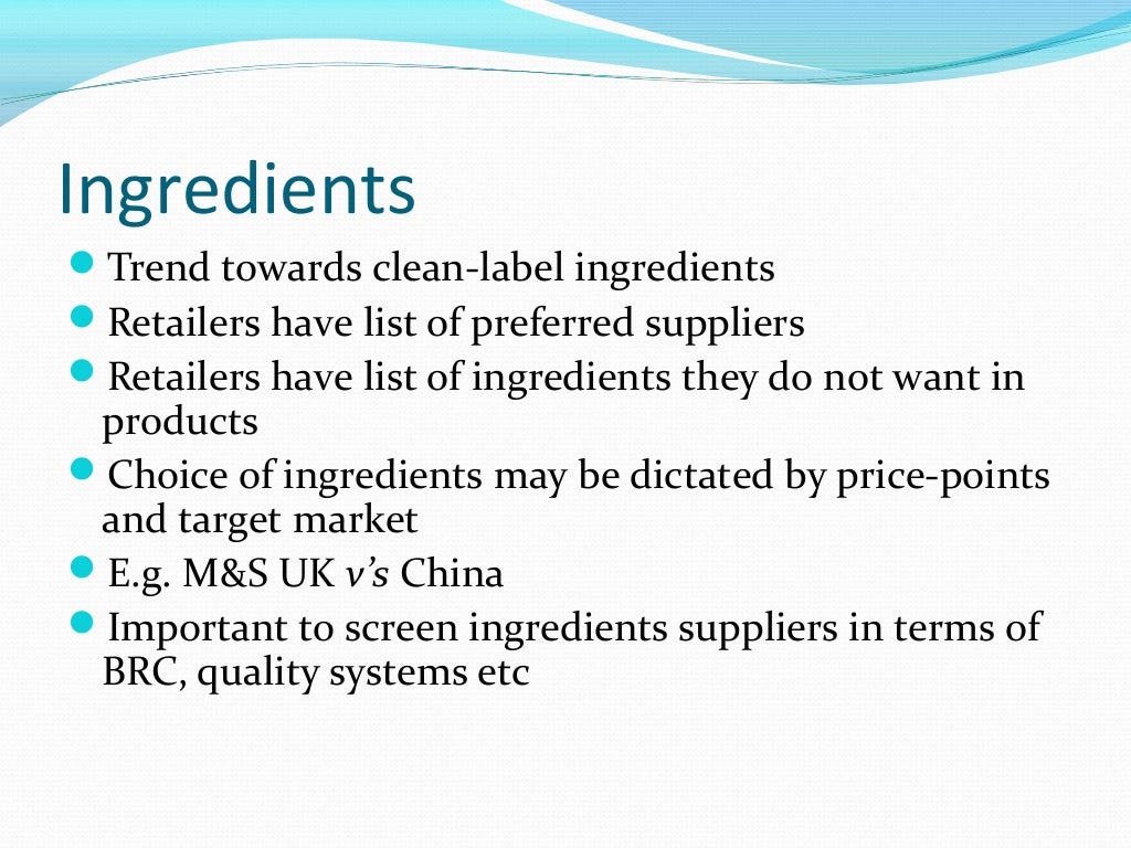 BIM Presentation J Fagan Food Product Development