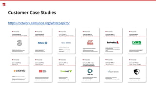 Customer Case Studies
https://network.camunda.org/whitepapers/
 