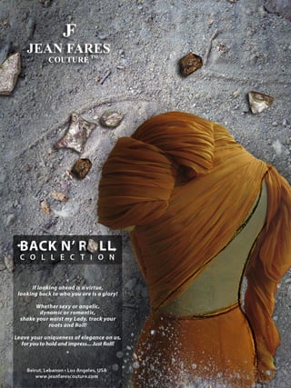 Back N Roll - Press release: New Collection of Jean Fares Couture