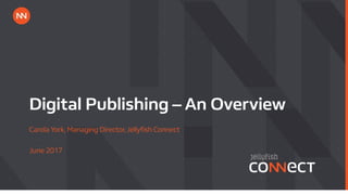 Digital Publishing – An Overview
Carola York, Managing Director, Jellyfish Connect
June 2017
 