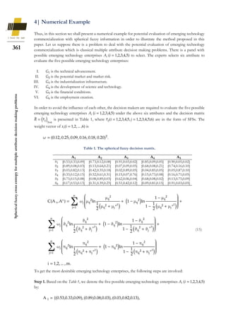 Spherical fuzzy cross entropy for multiple attribute decision making ...